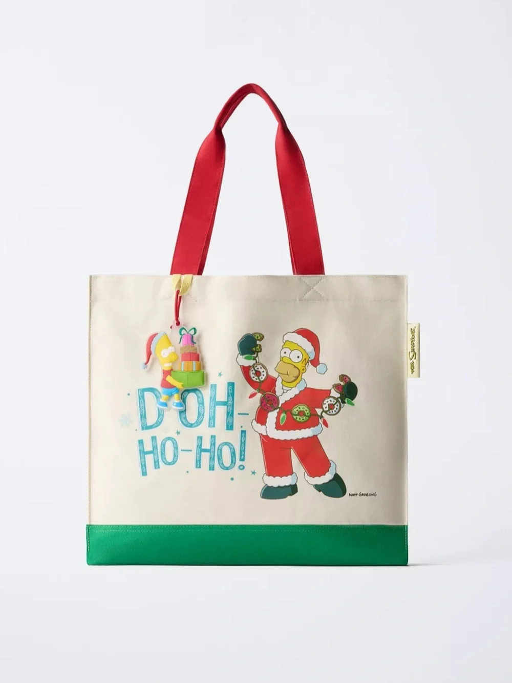THE SIMPSONS ™ MATT GROENING SHOPPER BAG w/TOILETRY BAG SET